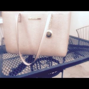 Pretty in Pink Rose Gold Anne Klein Hand Bag