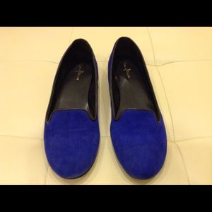Cole Haan Blue Suede Flats