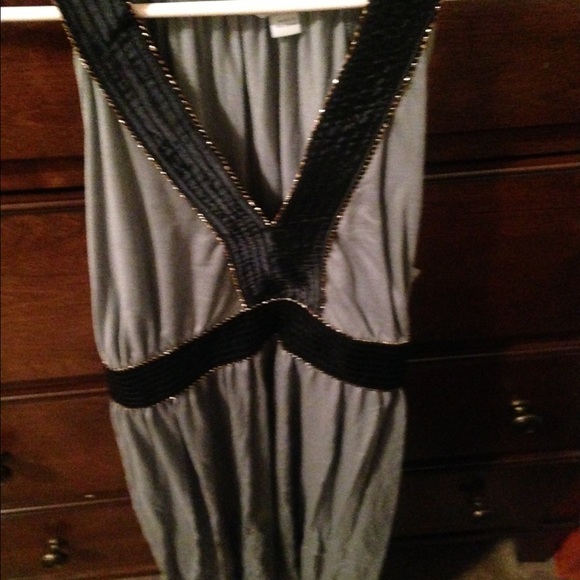 Old Navy Grey & Black Dress