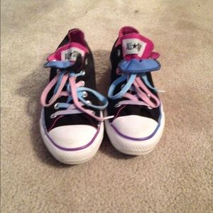 Two-tone converse sneakers