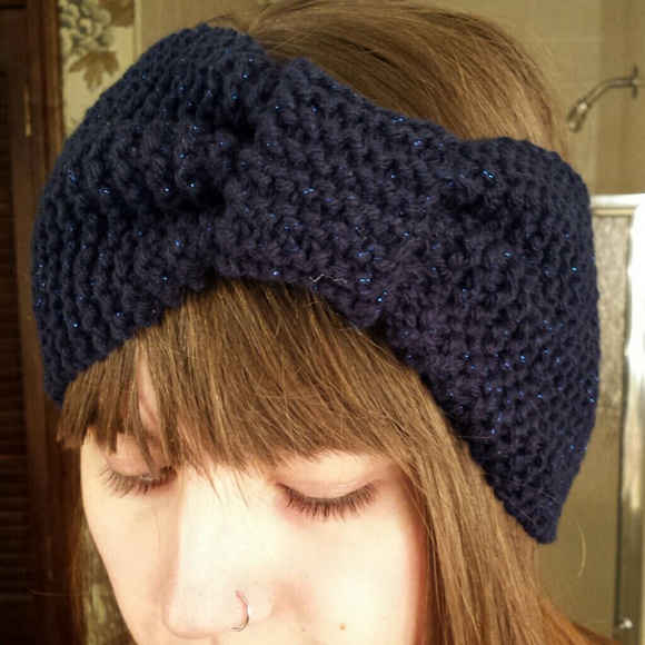 HANDMADE custom bow winter headband