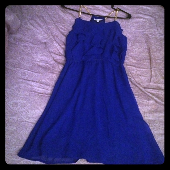 Royal blue dress
