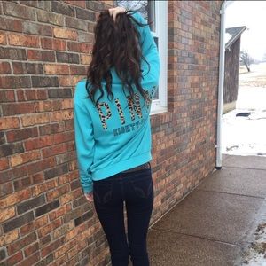Small Blue Victoria Secret Pullover