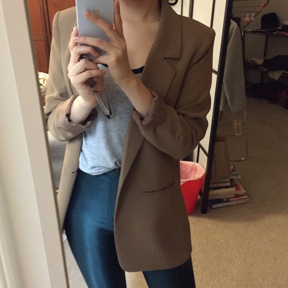 Boyfriend fit camel jacket✨💘