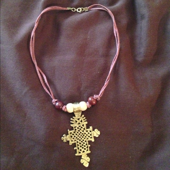 Jewelry - BOHO CHIC  Cross Choker