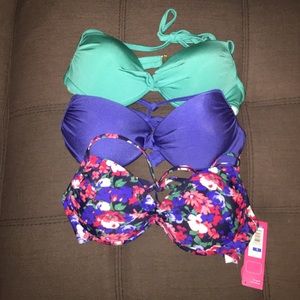 Target push-up halter top bikinis!