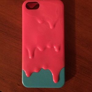 Blue and Pink drip iPhone 5/5S case