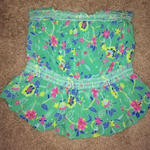 Hollister strapless top