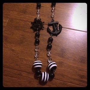 Necklace: Navy/pirates theme