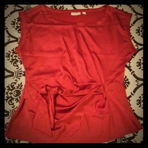 NY & Co. orange silky top