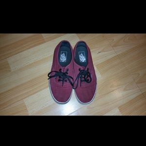 Maroon vans