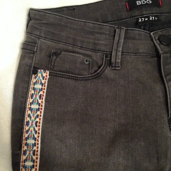 BDG Urban Outfitters charcoal Capri/Jeans