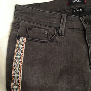 BDG Urban Outfitters charcoal Capri/Jeans