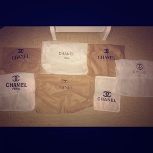 7 chanel dust bags