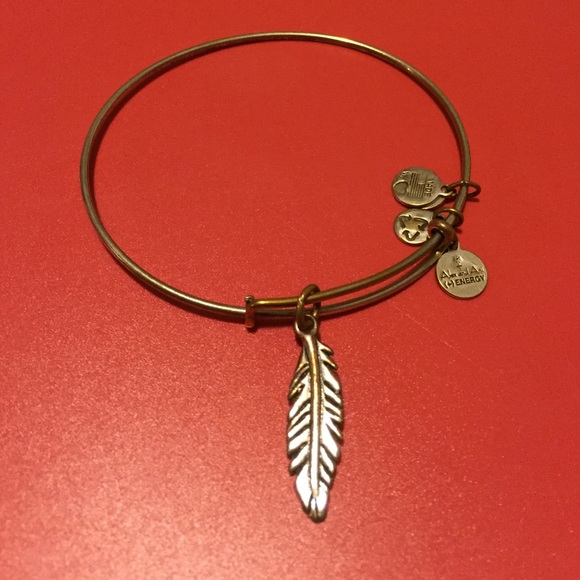 Alex and Ani feather bracelet