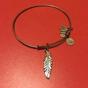 Alex and Ani feather bracelet