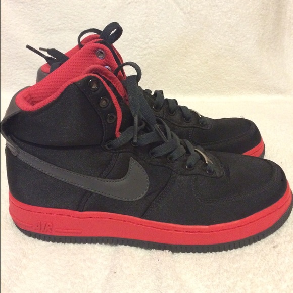 Hot pink black and gray air forces