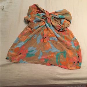 Victoria's Secret silky tropical tube top