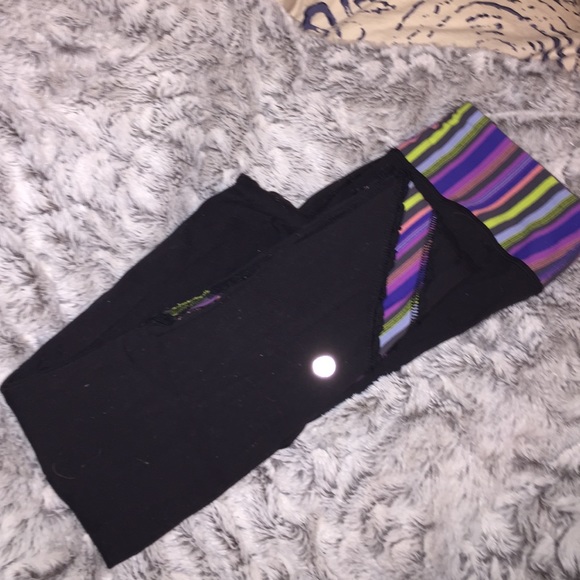 Rare Lululemon Frilled Leggings