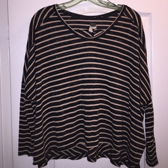 Free people quarter sleeve shirt