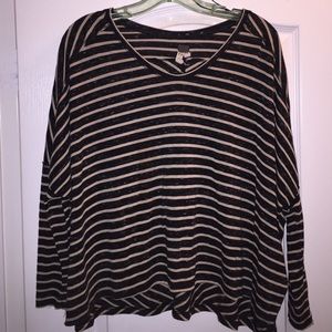 Free people quarter sleeve shirt