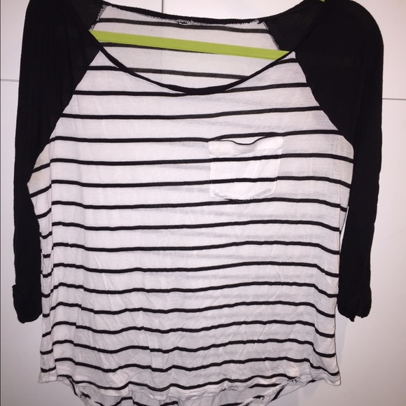 White and black t shirt