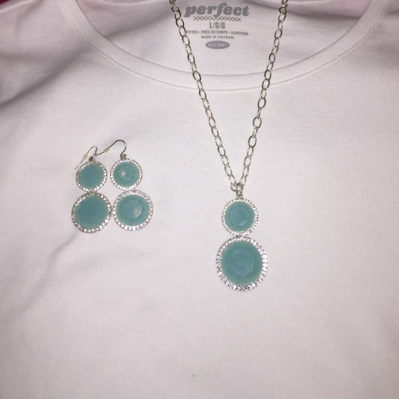 ☀️Faceted Necklace and Earring Set