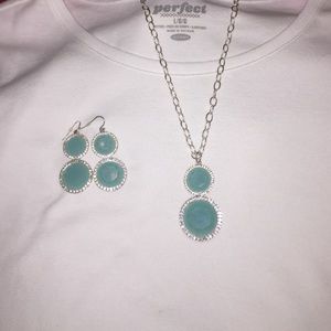 ☀️Faceted Necklace and Earring Set