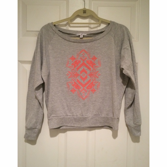Aztec Crop Light Sweater - Picture 1 of 1