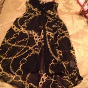 Chain Link Chiffon Top 😍