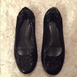 Tory burch black flats