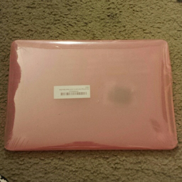 Pink Rubberized Hard Case Laptop Cover 13"