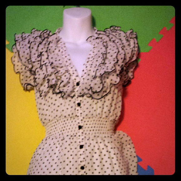 H&M polkadot dress