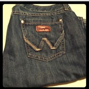 2 pair wrangler jeans