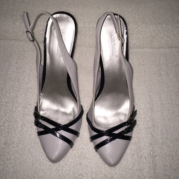 Light grey stilettos