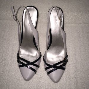 Light grey stilettos