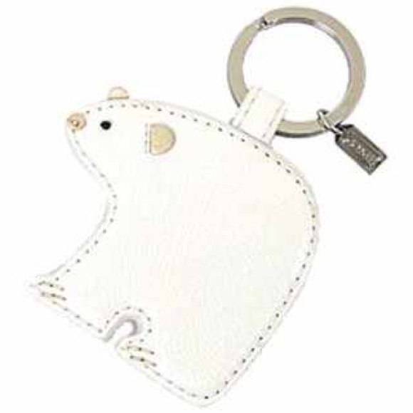 Coach Polar Bear Keychain