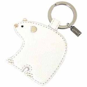 Coach Polar Bear Keychain