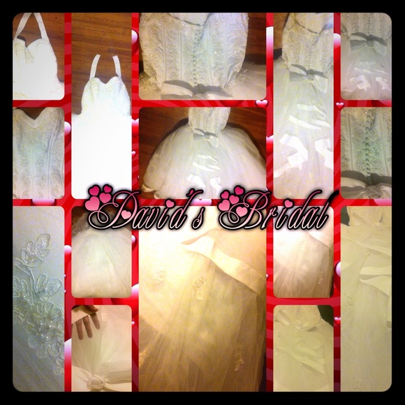 White Halter Bridal Gown