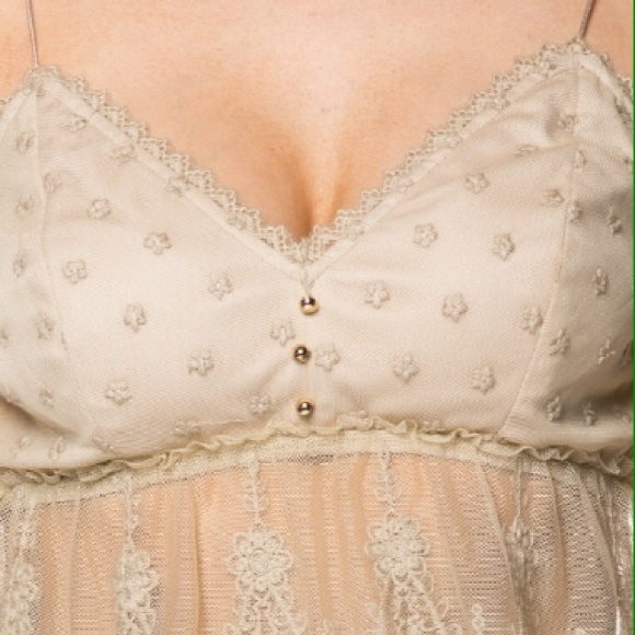 sheer and lace cami / tank - Picture 4 of 4