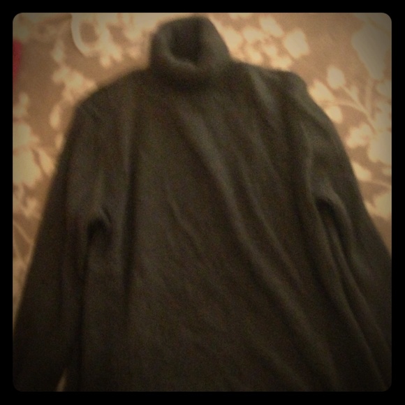 Grey turtleneck