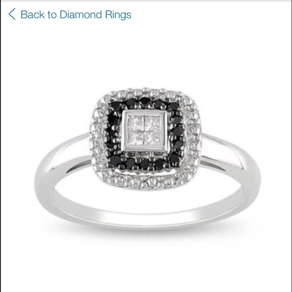 Black diamond ring