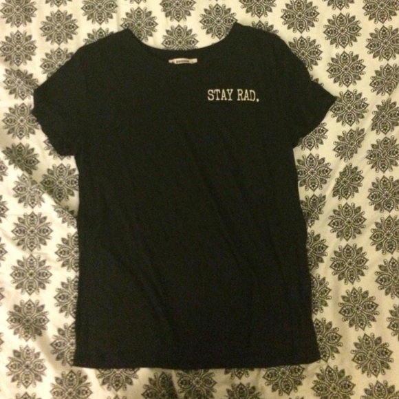 Brandy Melville Tops - Stay Rad pocket tee