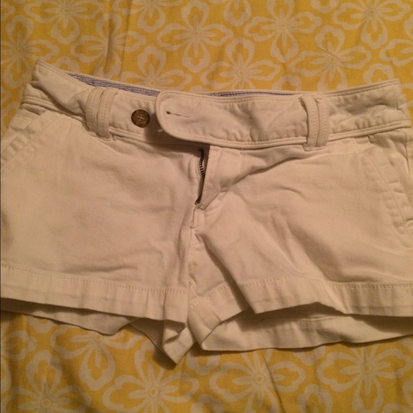 White khaki Red Camel shorts