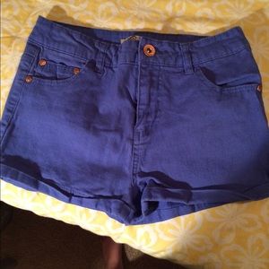 High waisted shorts