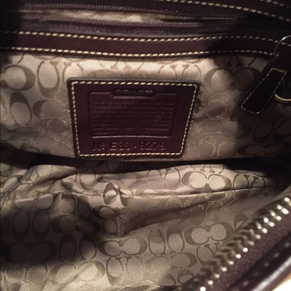 Authentic Coach SOHO Demi shoulder bag camel suede - Picture 4 of 4