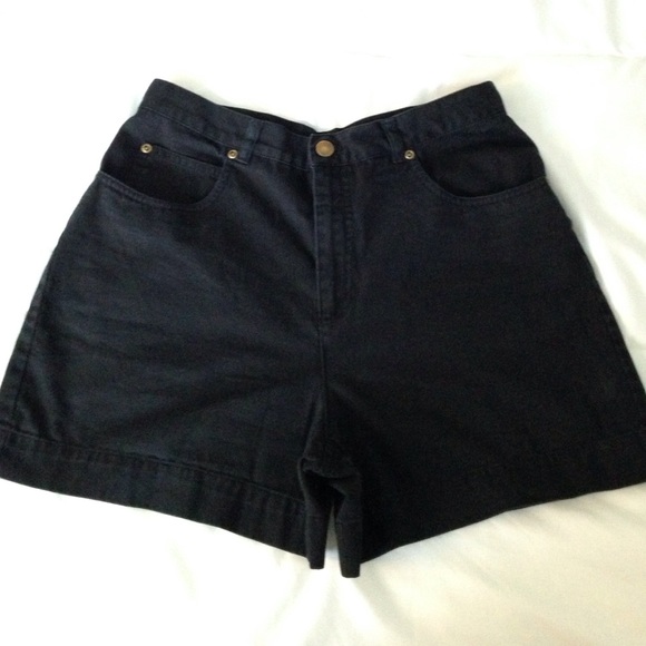High Waisted Black Shorts