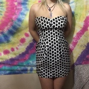 Polka Dot Cocktail Dress