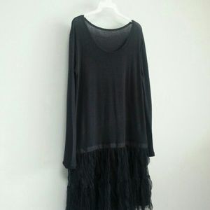 Chiffon meshed dress