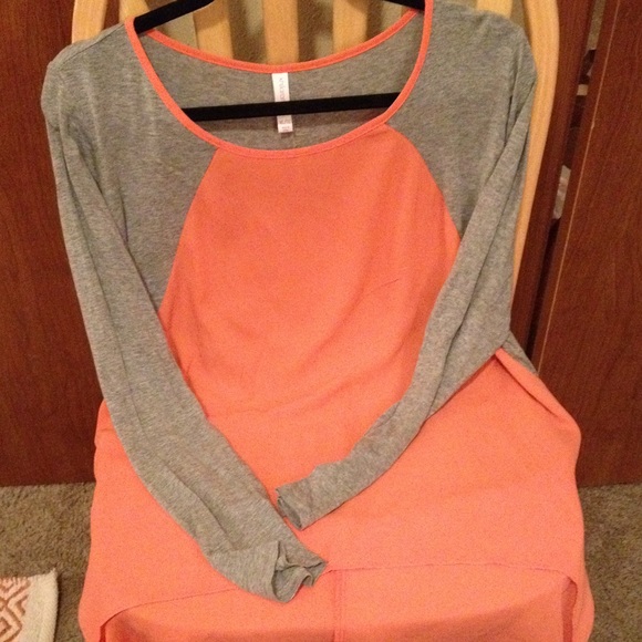 Coral 3/4 Sleeve T-Shirt